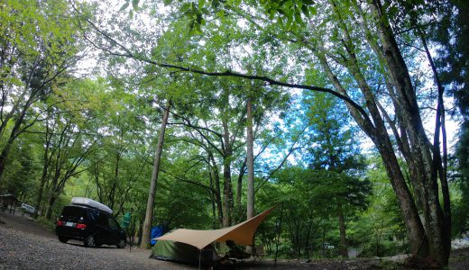 【ソロキャンプ】キャンプ初心者が雨の道志の森キャンプ場へ行ってみた